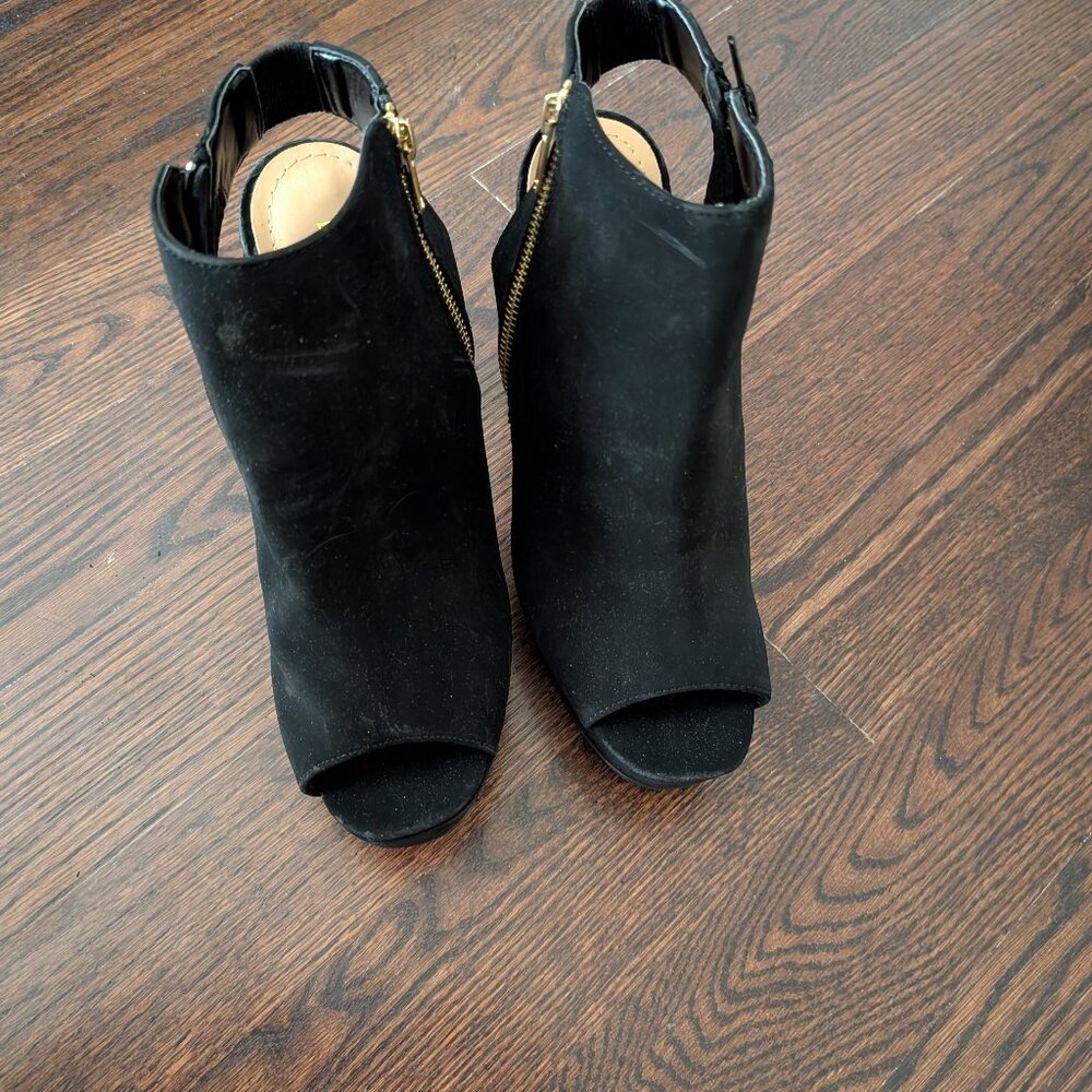 Suede booties